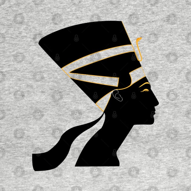 Gold & Black Nefertiti by CRWPROD